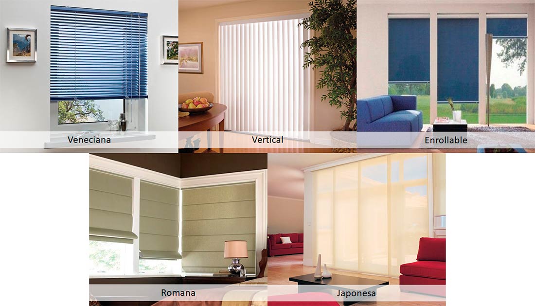 Tipos de persianas de interior para tu hogar o negocio
